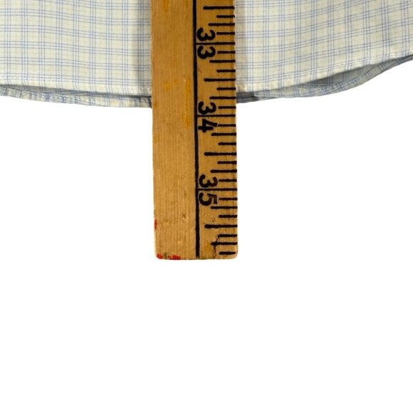 Mens Brooks Brothers Dress Shirt 17-33 Regent Fit Non-Iron Supima Cotton Blue Pl - Picture 12 of 12